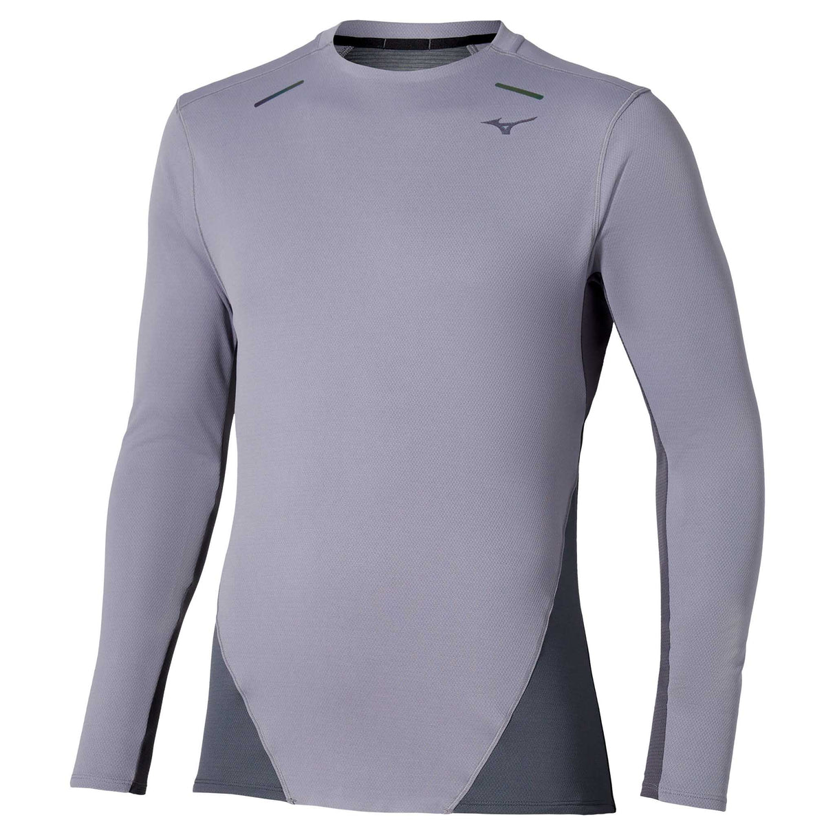 Haut à manches longues Mizuno Tech Thermal Charge BT pour homme - Quicksilver
