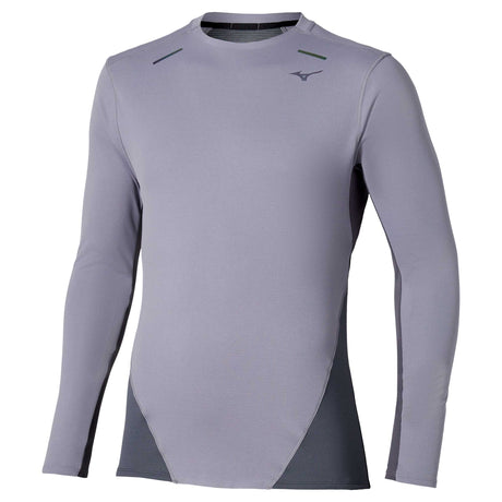 Haut à manches longues Mizuno Tech Thermal Charge BT pour homme - Quicksilver