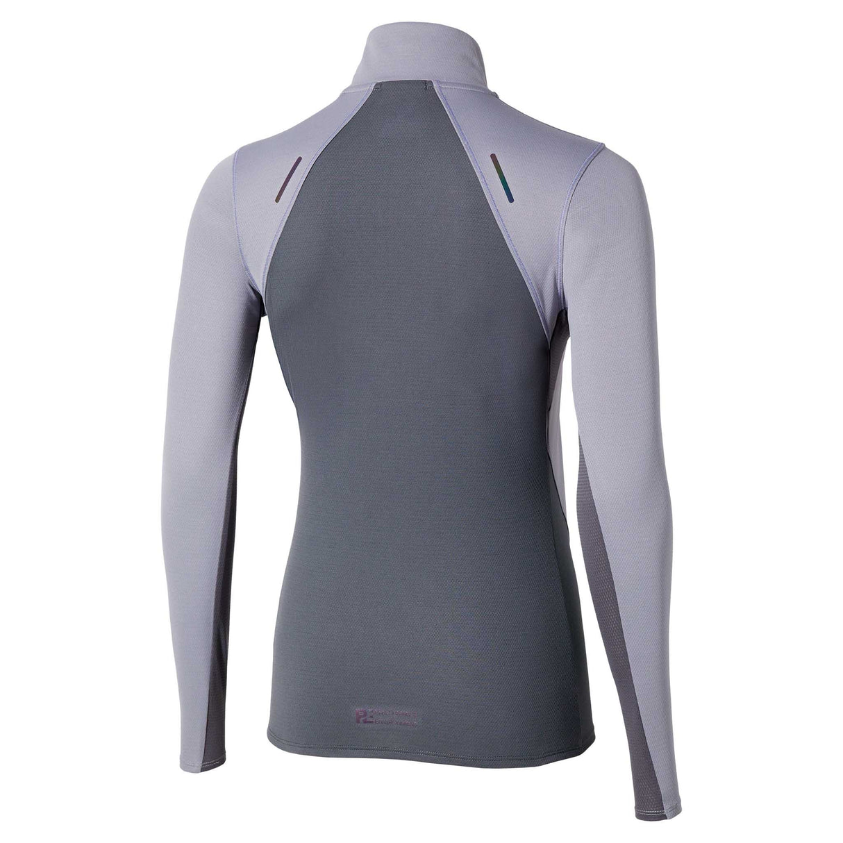 Haut demi-zip à manches longues Mizuno Tech Thermal Charge BT pour femme dos - Quicksilver