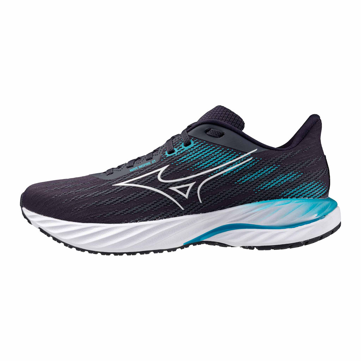 Mizuno Wave Inspire 21 Men's Running Shoes - Odyssey Grey / White
