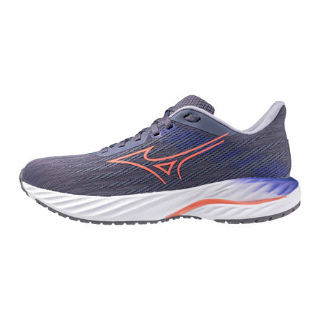 Mizuno Wave Inspire 21 Women's Running Shoes - Blue Granite / Striking Coral