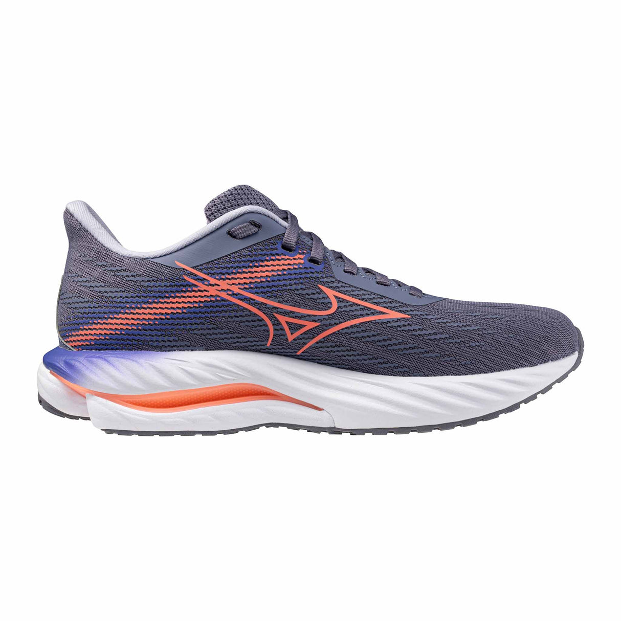 Mizuno Wave Inspire 21 Women's Running Shoes - Blue Granite / Striking Coral