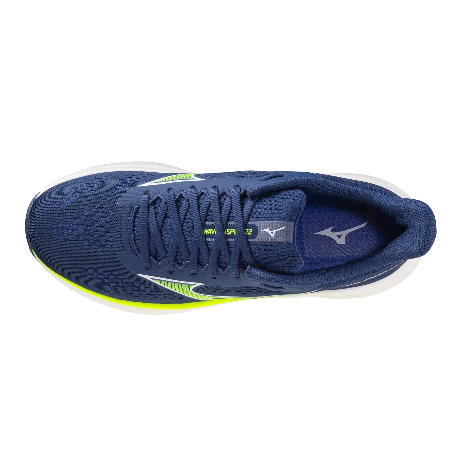 Mizuno Wave Inspire 22 Men's Running Shoes - Estate Blue / White