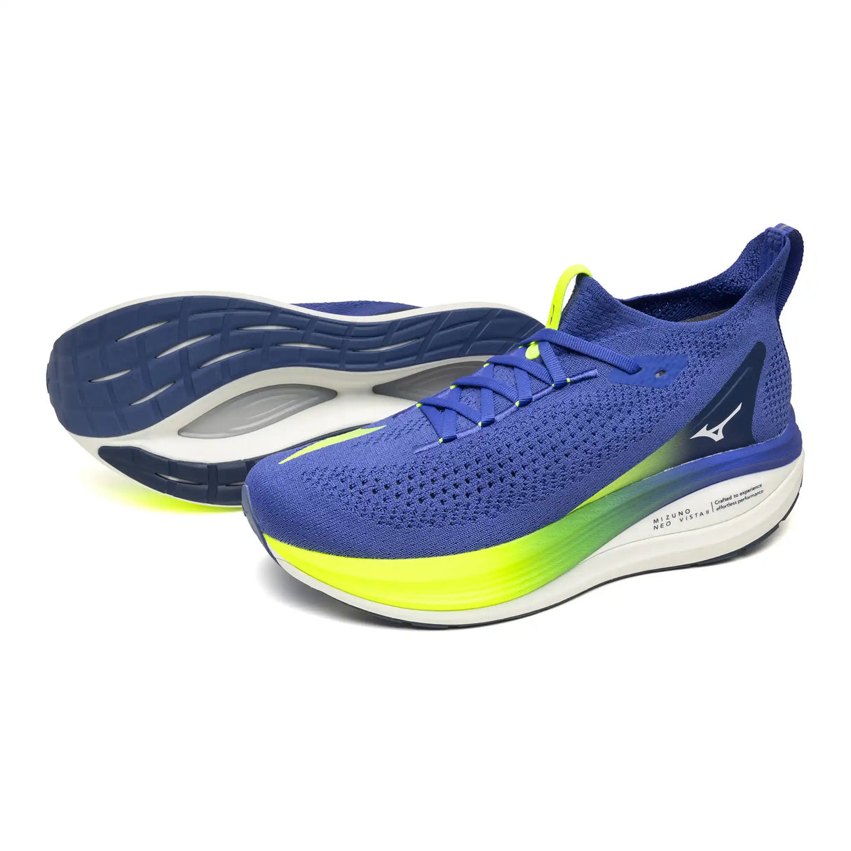 Mizuno Mizuno Wave Neo Vista 2 chaussures de course à pied pour homme - Dazzling Blue / White