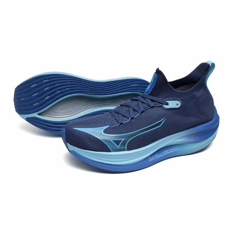 Mizuno Wave Neo Vista chaussures de course à pied pour homme - Estate Blue / River Blue