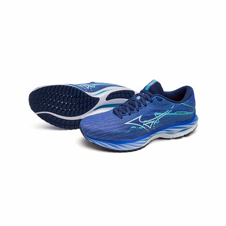 Mizuno Wave Rider 27 chaussures de course à pied pour femme - Ultramarine / White