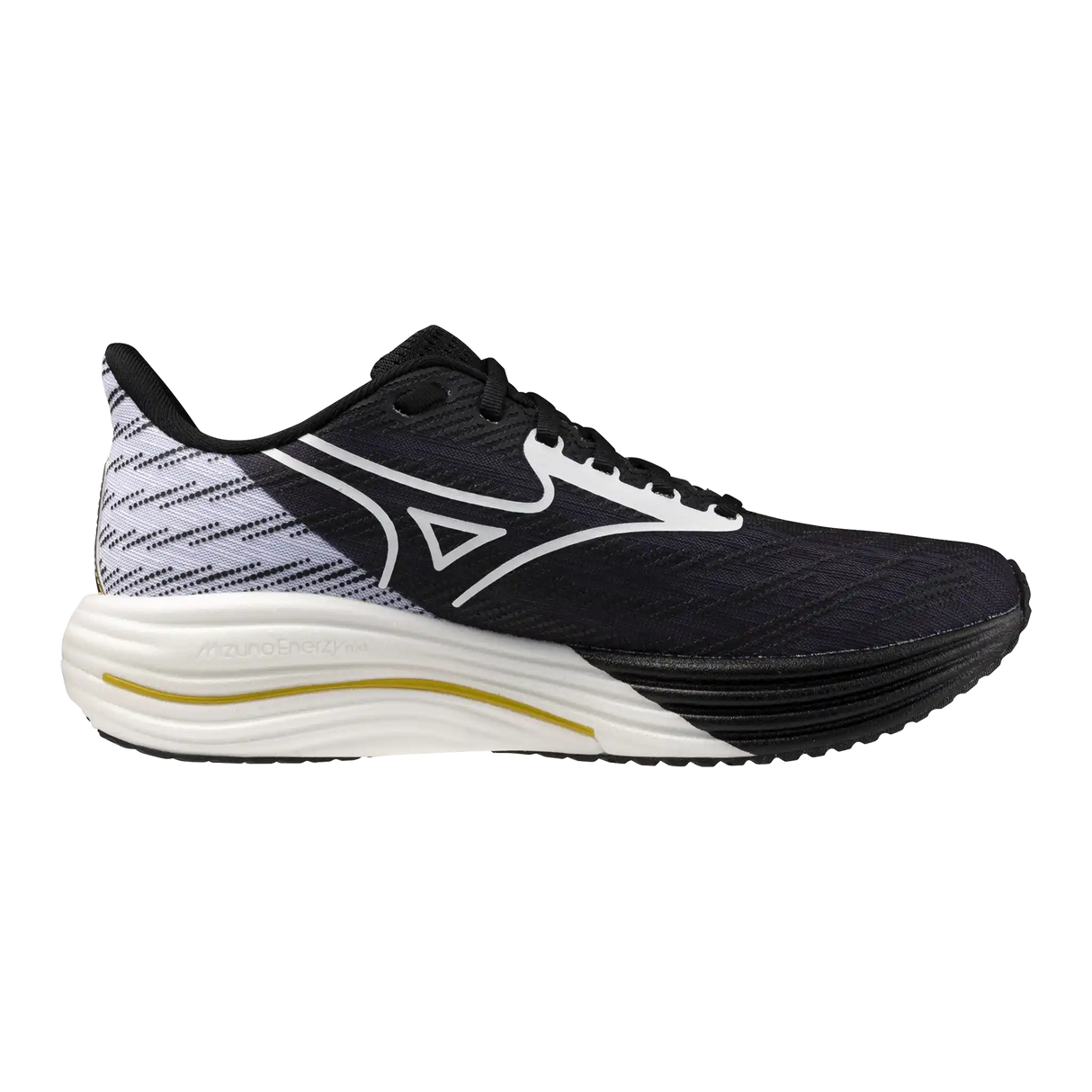 Mizuno Wave Rider 29 Origami chaussures de course à pied unisexes- Noir / Blanc