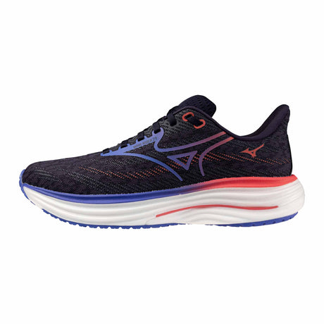 Mizuno Wave Rider 29 Women's Running Shoes - Odyssey Grey / Iris Bloom