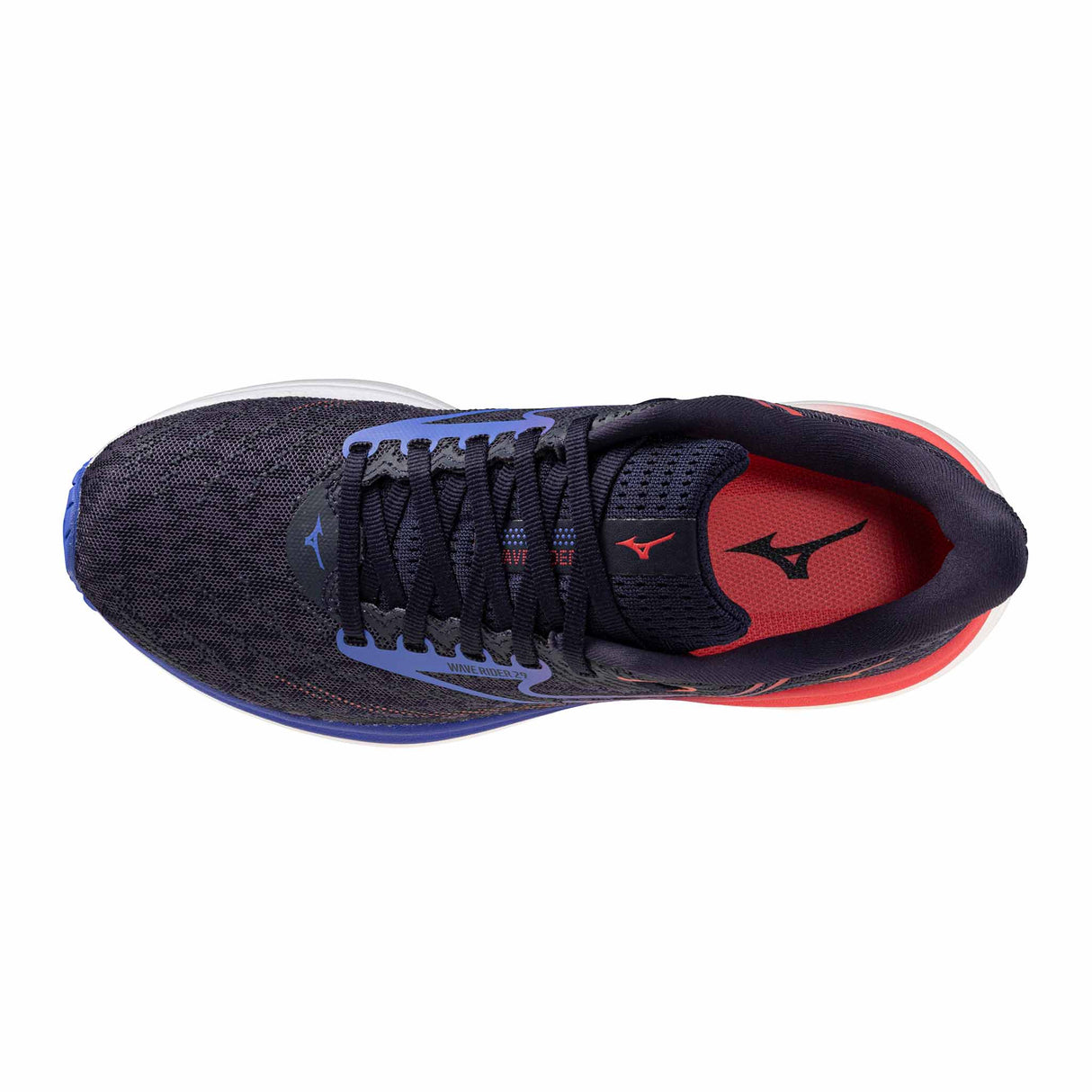 Mizuno Wave Rider 29 Women's Running Shoes - Odyssey Grey / Iris Bloom