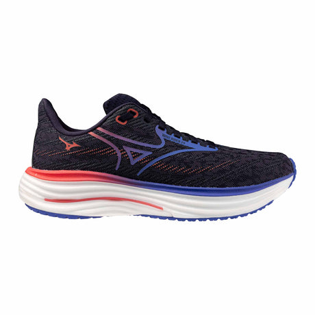 Mizuno Wave Rider 29 Women's Running Shoes - Odyssey Grey / Iris Bloom