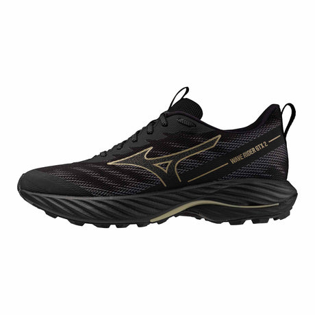 Mizuno Wave Rider GTX 2 Men's running shoes - Black / Golden Halo
