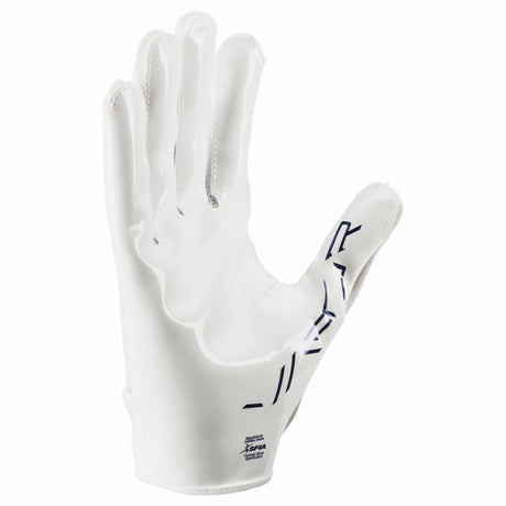Nike Vapor Jet 8.0 Football Gloves - White / College Navy