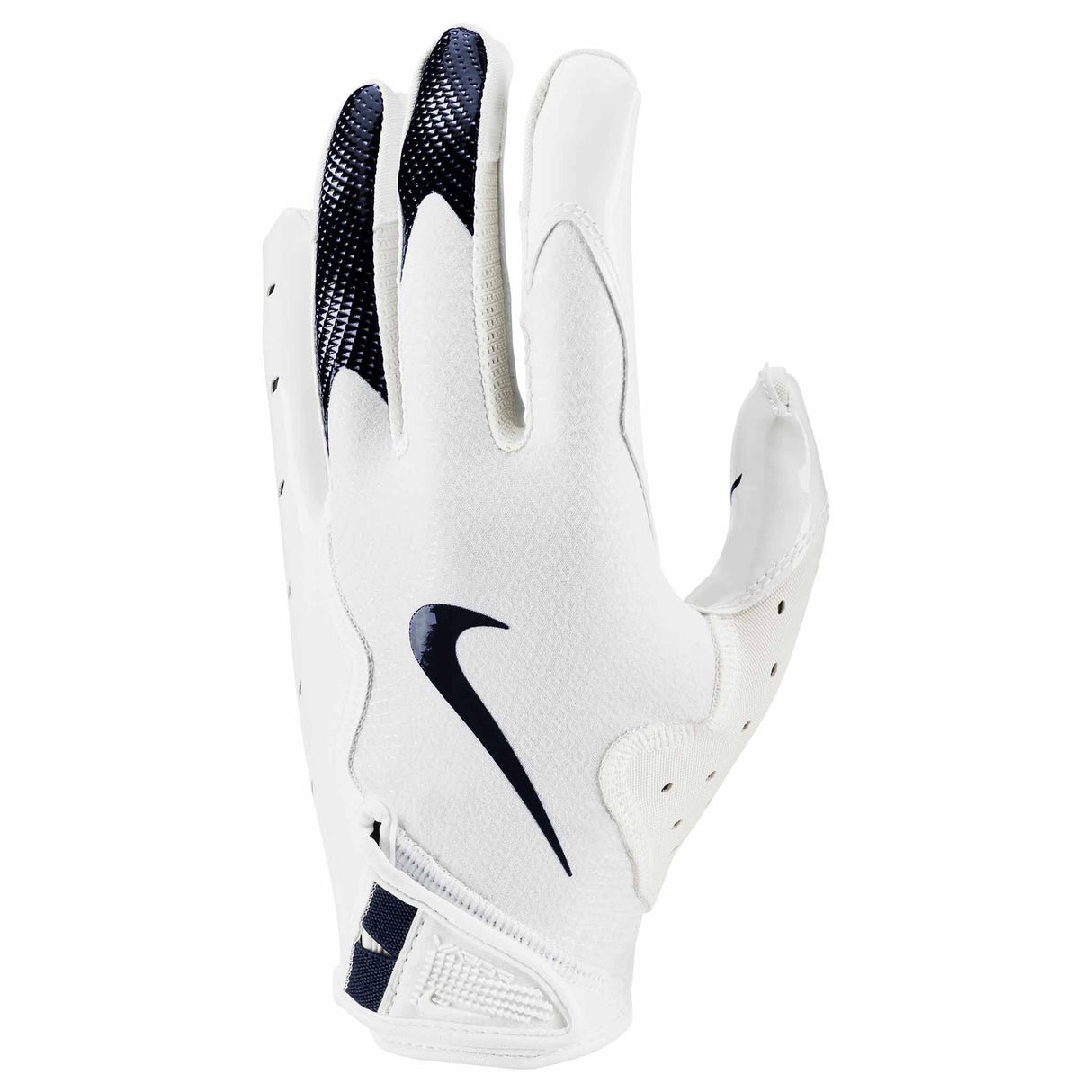 Nike Vapor Jet 8.0 Football Gloves - White / College Navy