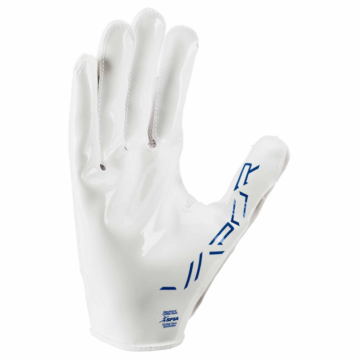 Nike Vapor Jet 8.0 Football Gloves - White / White / Game Royal Blue