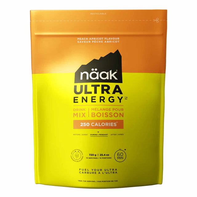 Näak Ultra Energy Drink Mix Peach & Apricot - 720g