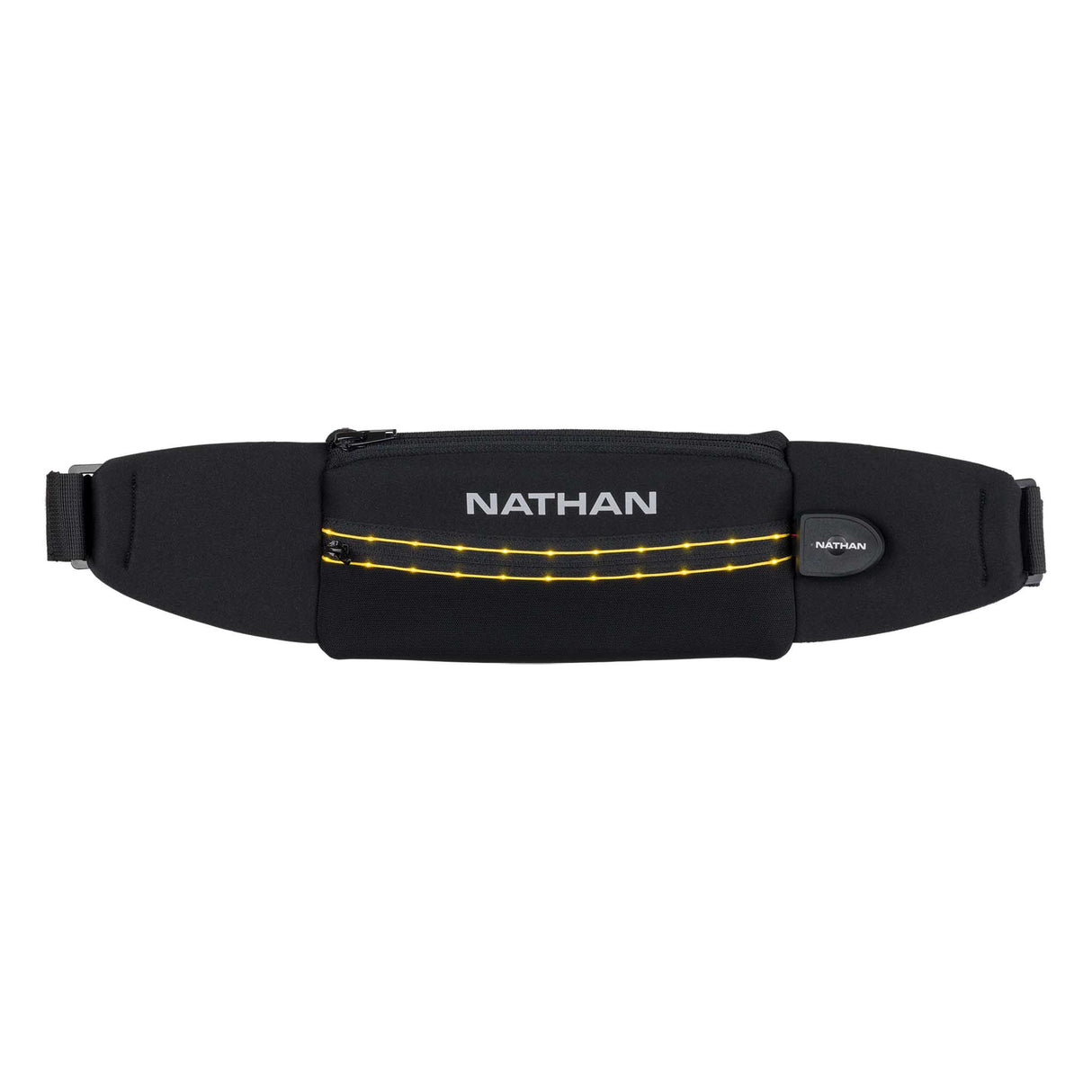 Nathan Laser Light 5K ceinture de course à pied réfléchissant - Black / High Vis Yellow