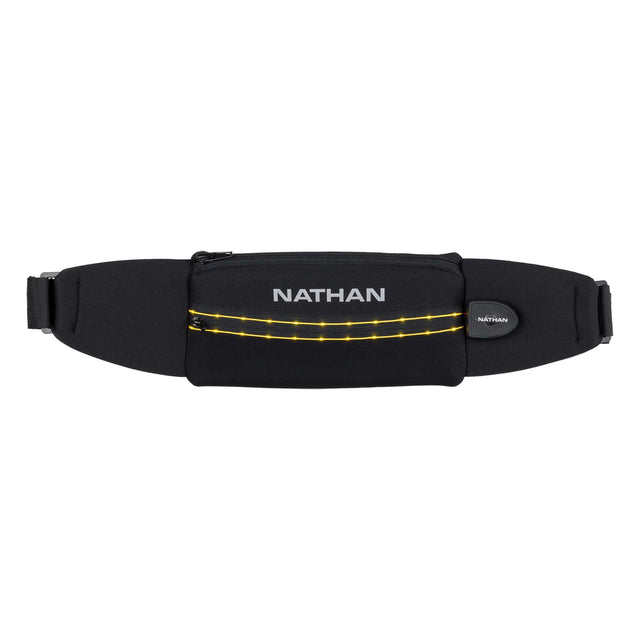 Nathan Laser Light 5K ceinture de course à pied réfléchissant - Black / High Vis Yellow