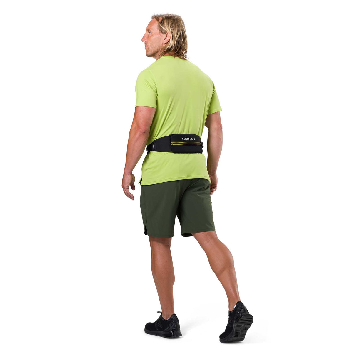 Nathan Laser Light 5K ceinture de course à pied réfléchissant live - Black / High Vis Yellow