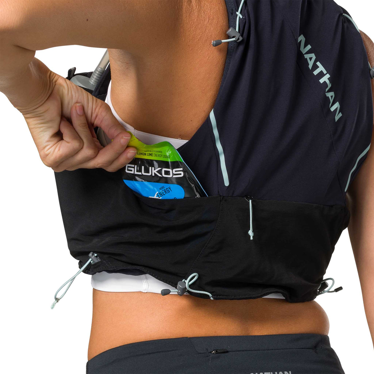 Nathan Pinnacle Pro 6L veste d'hydratation femme live- Black / Surf Spray