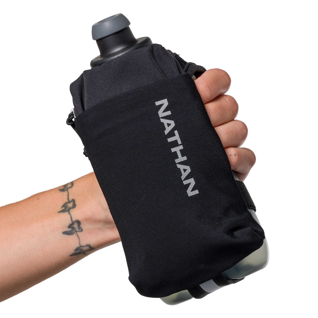 Gourde Nathan SpeedDraw 2 - 535ml - Black / Reflective Silver