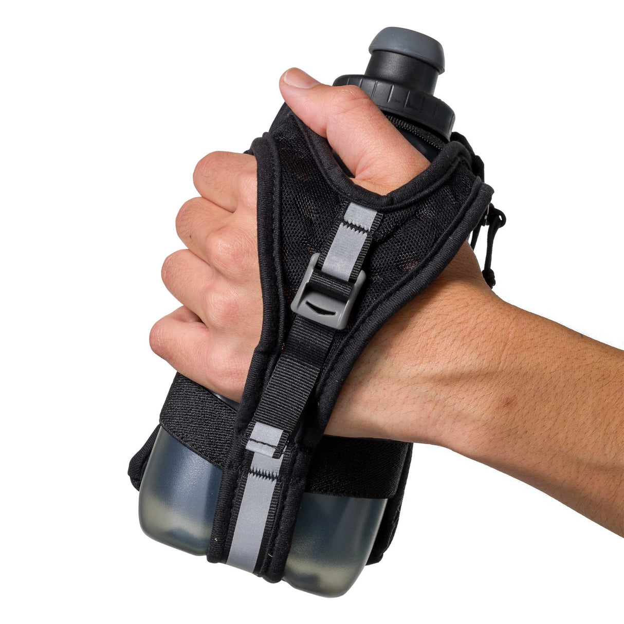 Gourde Nathan SpeedDraw 2 - 535ml - Black / Reflective Silver