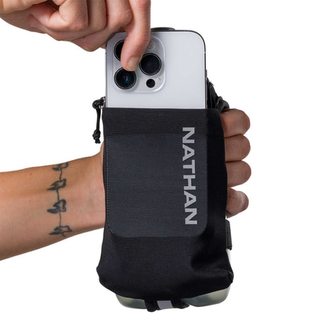 Gourde Nathan SpeedDraw 2 - 535ml - Black / Reflective Silver