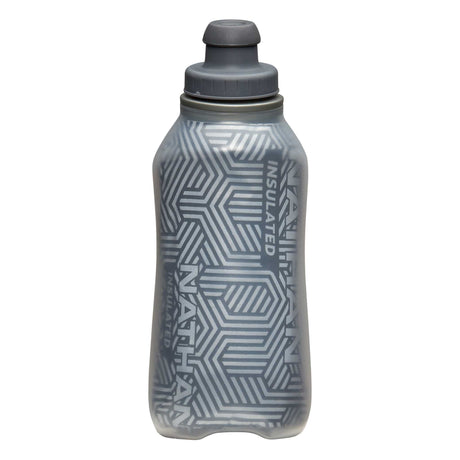 Nathan SpeedDraw 2 bouteille isolée à la main 12 oz - Ribbon Red/ Reflective Silver