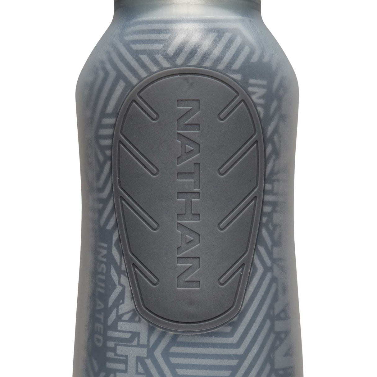 Nathan SpeedDraw 2 bouteille isolée à la main 12 oz - Ribbon Red/ Reflective Silver