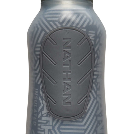 Nathan SpeedDraw 2 bouteille isolée à la main 12 oz - Deep Blue / Reflective SIlver