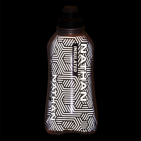 Gourde isotherme Nathan SpeedDraw 2 - 535ml - Black / Reflective Silver