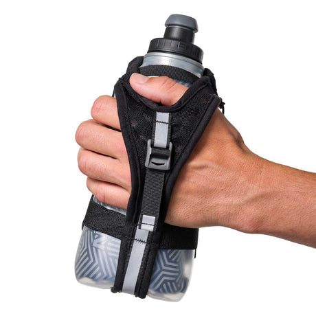 Gourde isotherme Nathan SpeedDraw 2 - 535ml - Black / Reflective Silver