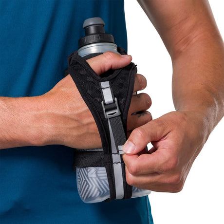 Gourde isotherme Nathan SpeedDraw 2 - 535ml - Black / Reflective Silver