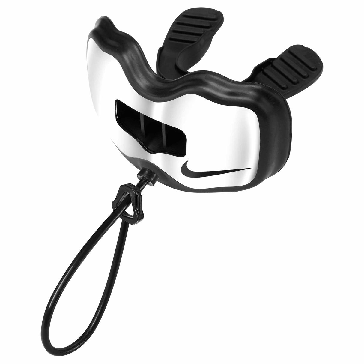 Nike Alpha Elite Lip Protector 2.0 Mouthguard - Black / Metallic Silver