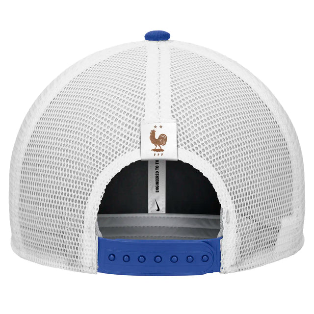 Nike Club France casquette trucker ajustable bleu royal adulte
