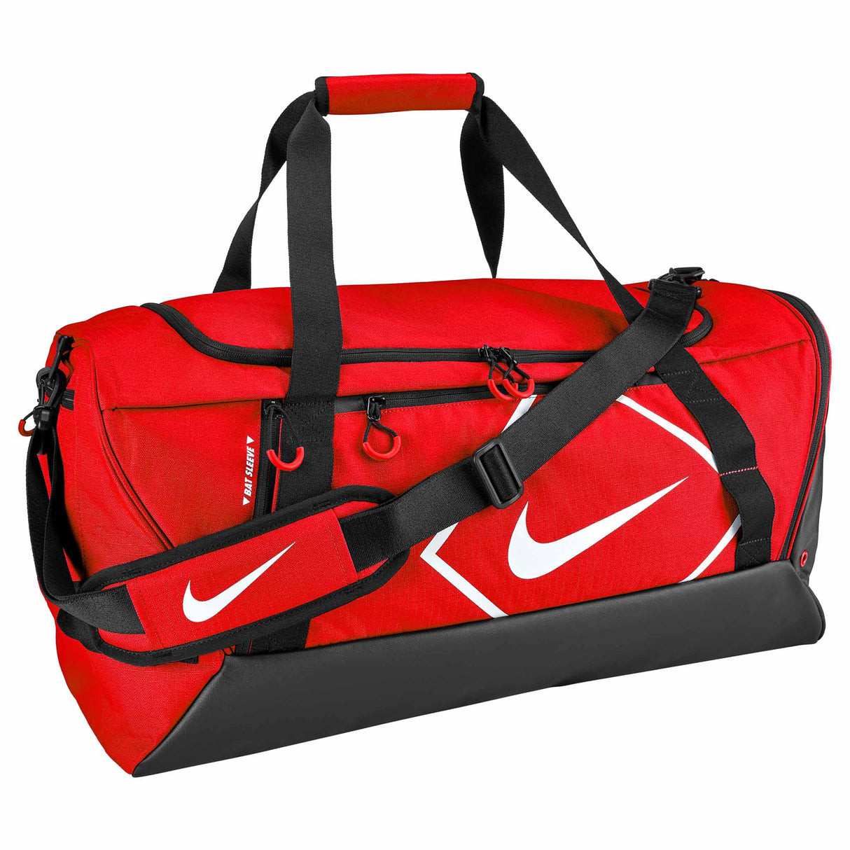 Nike Diamond Duffel Bag - University Red / Black / White