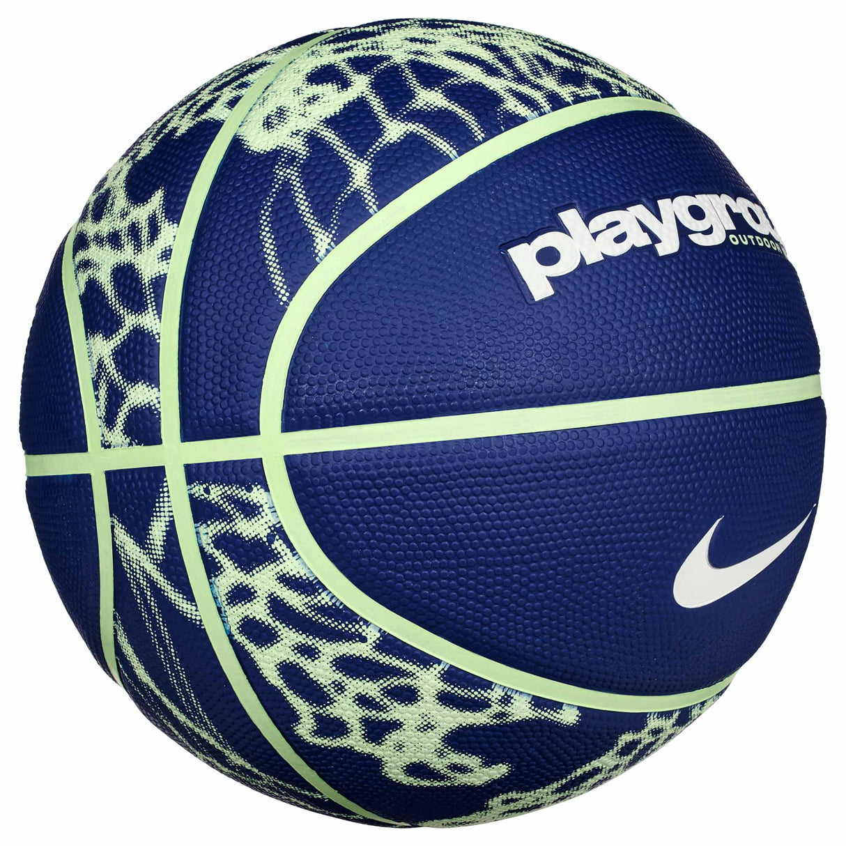 Nike Everyday Playground Basketball - Deep Royal Blue / Vapor Green / White