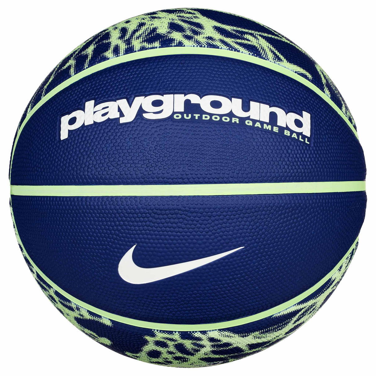 Nike Everyday Playground Basketball - Deep Royal Blue / Vapor Green / White