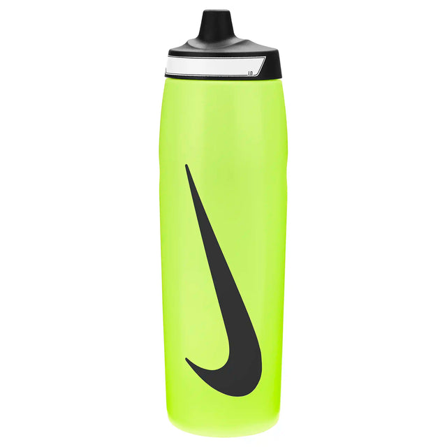Nike Refuel 32oz bouteille d'eau sport compressible - Volt / Black / Black
