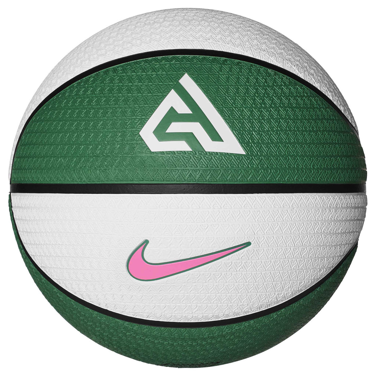 Nike Playground 8P 2.0 Giannis Antetokounmpo ballon de basketball - Malachite / Blue Tint / Black / Playful Pink