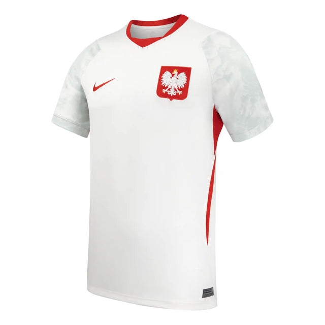Maillot blanc Nike Pologne Soccer 2026 Stadium domicile homme