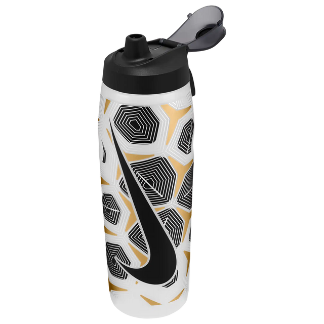 Nike Refuel Locking Lid Graphic 32oz - Clear / Black / Flt Gold / Flt Silver / Black