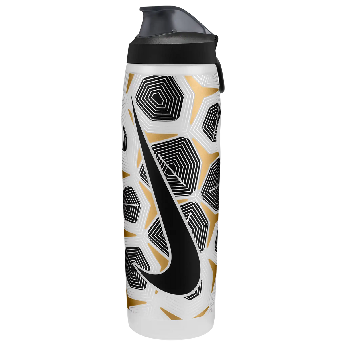 Nike Refuel Locking Lid Graphic 32oz - Clear / Black / Flt Gold / Flt Silver / Black