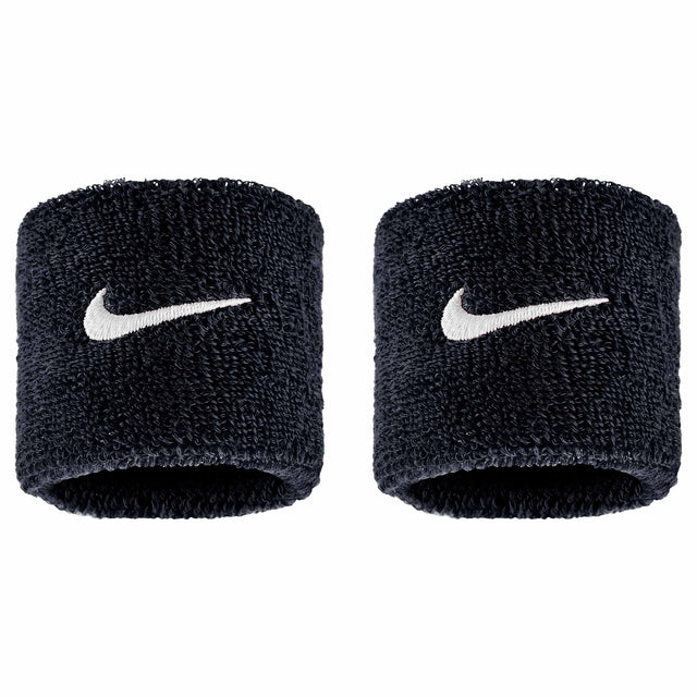 Nike Swoosh Classic Wristbands 2-pack - Black / White