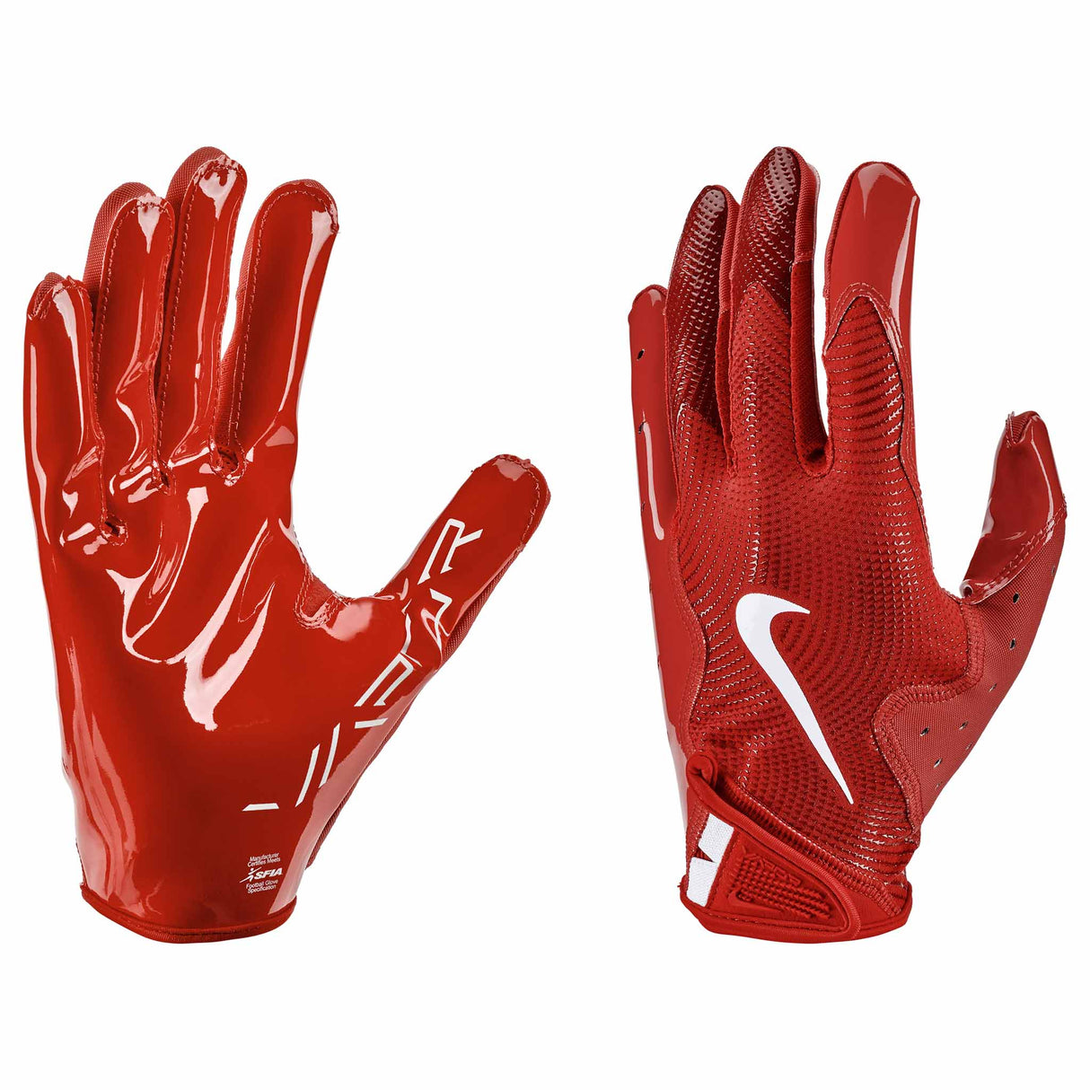 Nike Vapor Jet 8.0 FG gants de football américain - University Red / White