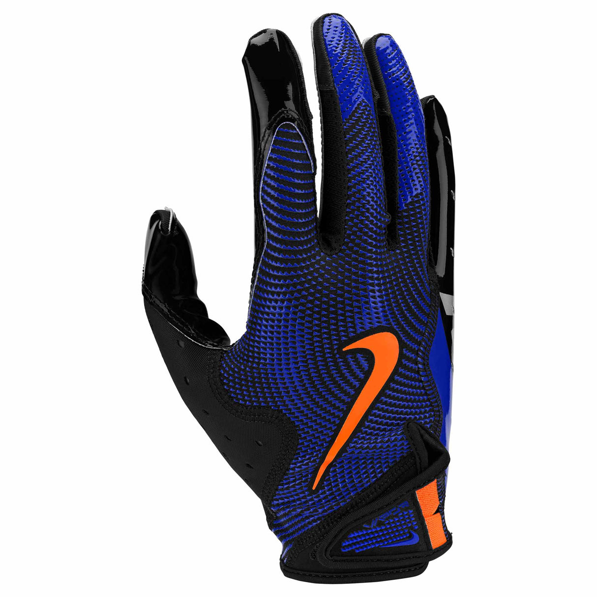 Nike Vapor Jet 8.0 Football Gloves - Black / Racer Blue / Total Orange