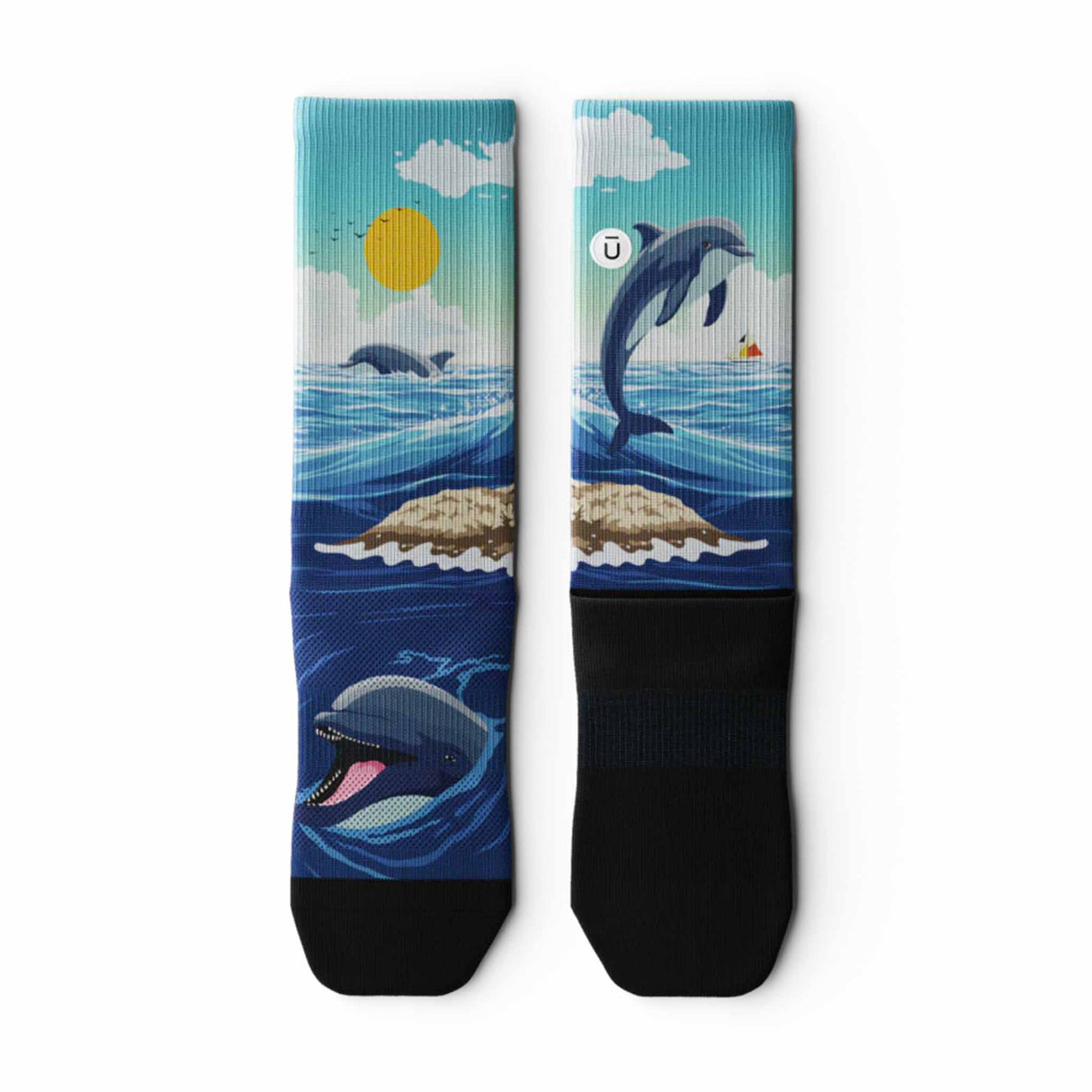 Outway Dolphin Crew Chaussette de course à pied unisexe