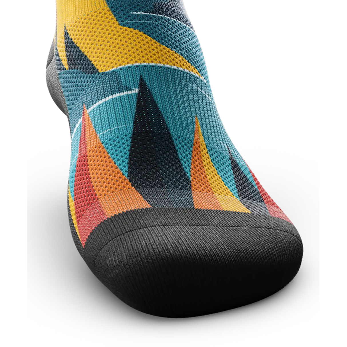 Outway Everflow Quarter Chaussette de course à pied unisexe - Noir / Bleu