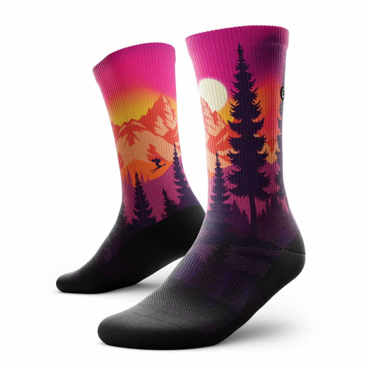 Outway Ski's The Limit Crew Chaussette de course à pied unisexe