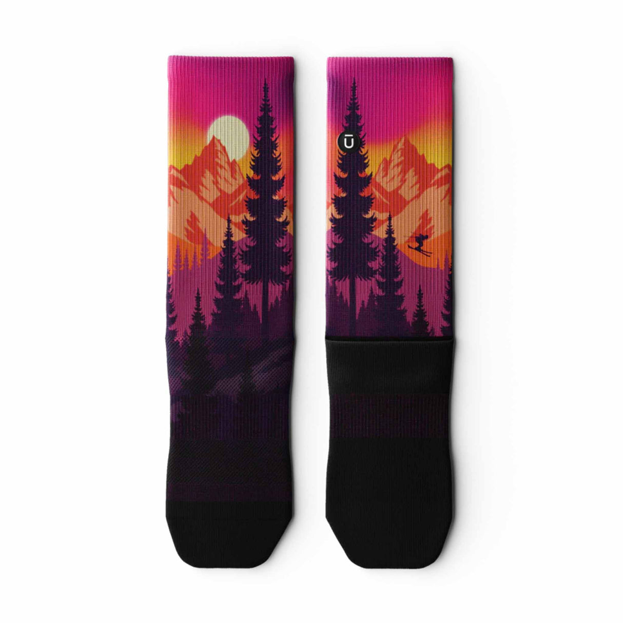 Outway Ski's The Limit Crew Chaussette de course à pied unisexe