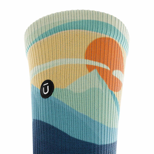 Outway Outway Coastal Fade Crew Chaussette de course à pied unisexe